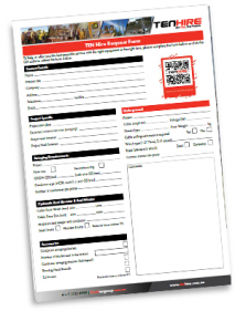 TEN Hire Form